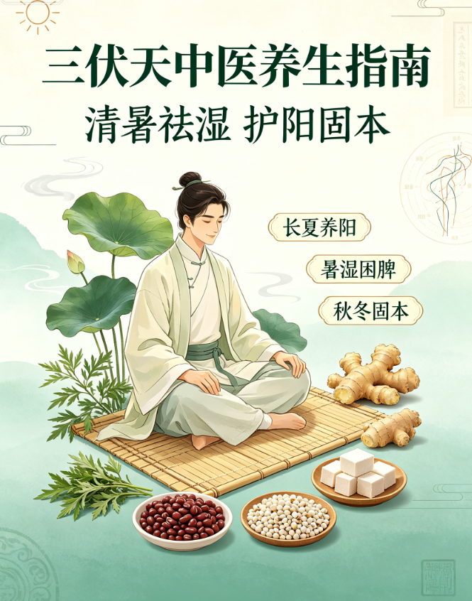 三伏天中医养生指南：清暑祛湿，护阳固本，安稳度盛夏